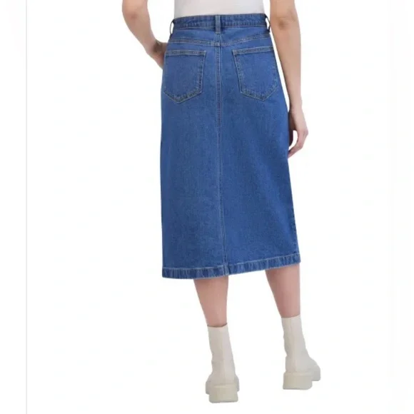 Steve Madden Ladies' Denim Midi Skirt, Size S - Picture 4 of 9